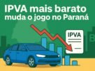 Redução do IPVA no estdo do Paraná
