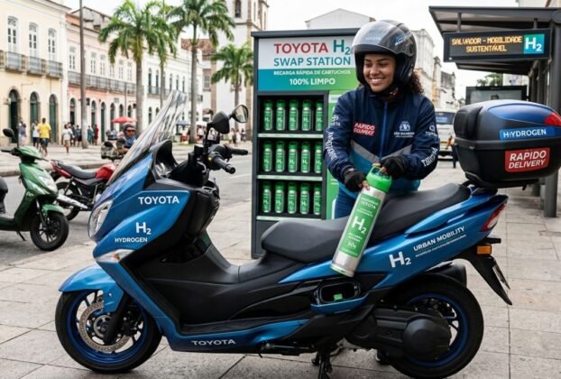 Toyota lança scooter com hidrogênio e surpreende mercado