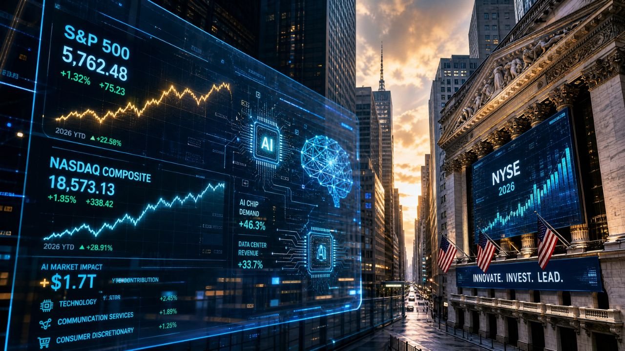 S&P 500 em Recorde A Inteligência Artificial ainda é o Melhor Investimento em 2026