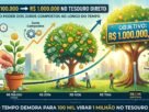 Transforme cem mil reais em um milhão de reais investindo em títulos do tesouro