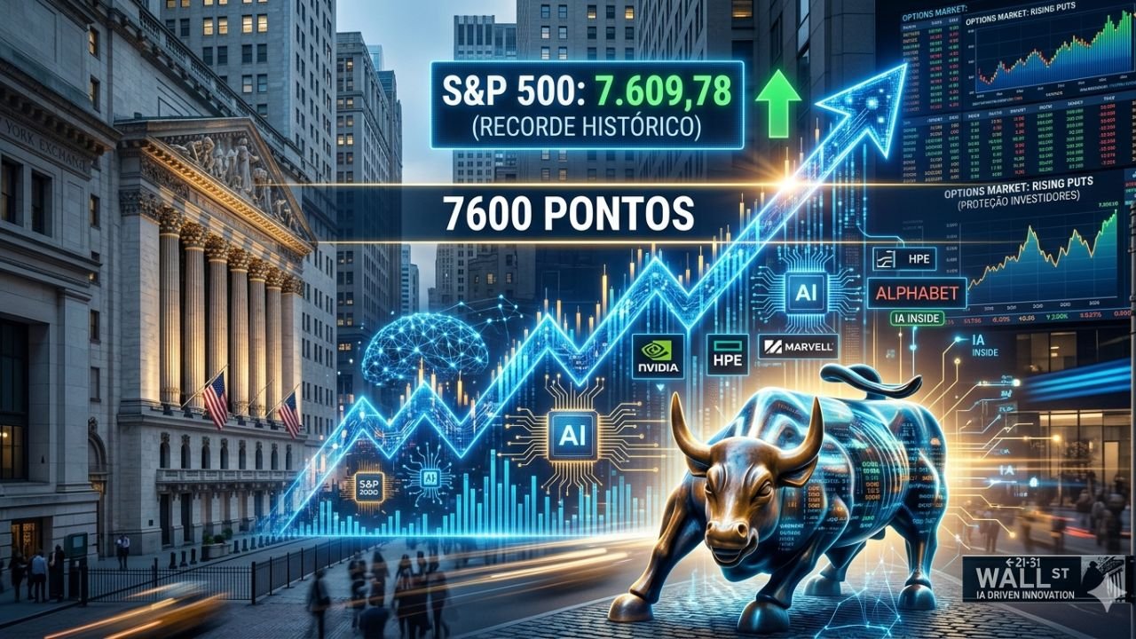 bolsa de valores americana bate novo recorde